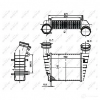 Интеркулер NRF Q5 F2W 8718042150622 30138A 1785258 - Изображение 5