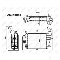 Интеркулер NRF 8718042012371 GHSV 4SD 1785246 30123 - Изображение 5