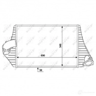 Интеркулер NRF 2GQ40 B Renault Espace (JE0) 3 Минивэн 2.2 D 114 л.с. 1997 – 2000 30783 8718042064042