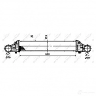 Интеркулер NRF 1785552 8IB M043 30509 8718042145383 - Изображение 6