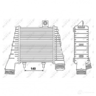 Интеркулер NRF 8718042108500 CW1A Z9 30238 Audi A8 (D4) 3 Седан 2.0 Tfsi Hybrid 211 л.с. 2012 – 2015