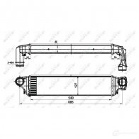 Интеркулер NRF 8718042150288 1785241 30119A C FOK5 - Изображение 6