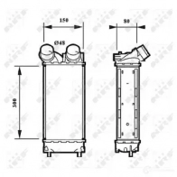 Интеркулер NRF C8F CYH 8718042080233 30190 1785306 - Изображение 3