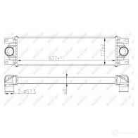 Интеркулер NRF 8718042013811 DU NH3G 30874 1785687 - Изображение 6