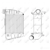 Интеркулер NRF M3IW KO 30771 8718042063922 Audi A4 (B7) 3 Универсал 2.7 Tdi 163 л.с. 2005 – 2008