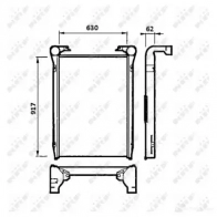 Интеркулер NRF 8718042076816 X39O VBZ 30218 1785329 - Изображение 5