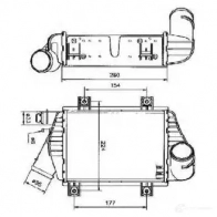 Интеркулер NRF 30112 352K3 AF 8718042012289 Volkswagen Transporter