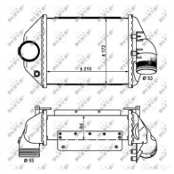 Интеркулер NRF 1785722 30914 L TQR5XX 8718042181107 - Изображение 2