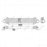 Интеркулер NRF 8718042115300 1HH0 2X 30322 1785421 - Изображение 2