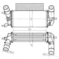 Интеркулер NRF 309044 1436986091 1 GM218 - Изображение 6
