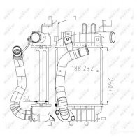 Интеркулер NRF 8718042304124 1424451270 30964 PZ1 RG9 - Изображение 3