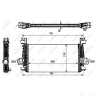 Интеркулер NRF 1785453 8718042123305 C O01Z 30355 - Изображение 2