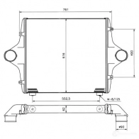 Интеркулер NRF ZF EPW7U 1785230 30079 8718042012166 - Изображение 5