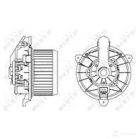 Моторчик вентилятора печки NRF 0 V447U 8718042188779 1219570049 34167 - Изображение 2