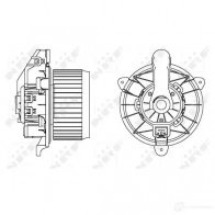 Моторчик вентилятора печки NRF 34166 9B1C I 8718042188762 1219570041 - Изображение 2