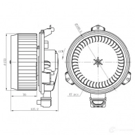 Моторчик вентилятора печки NRF Toyota Auris (E150) 1 Хэтчбек 1.8 (ZRE152) 147 л.с. 2009 – 2012 34277 DFOZ9E N