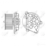 Моторчик вентилятора печки NRF 34156 B405 1E 8718042188663 1219569979 - Изображение 7