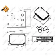 Масляный радиатор двигателя NRF B3KYX W 31320 1785970 8718042174239 - Изображение 7