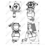 Корпус масляного фильтра NRF 1219545297 31752 8718042300126 EFHCI A - Изображение 11