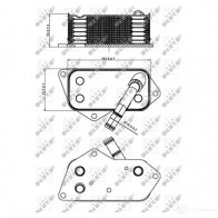 Масляный радиатор двигателя NRF 8718042183378 1785927 31277 AIW 1PR - Изображение 4
