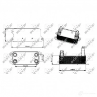 Масляный радиатор АКПП NRF 1785925 8718042183354 31275 A U1GV - Изображение 2