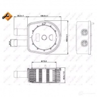 Масляный радиатор двигателя NRF 6DKJTT F 1785886 8718042175731 31236 - Изображение 5