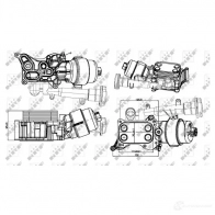 Корпус масляного фильтра NRF 8718042174291 1785976 31326 J5E J6G - Изображение 8