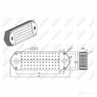 Масляный радиатор двигателя NRF 8718042140357 1785849 7BM4J EA 31196 - Изображение 6