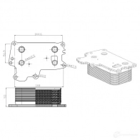 Масляный радиатор двигателя NRF 31840 VT IAX8 1437657291 - Изображение 5