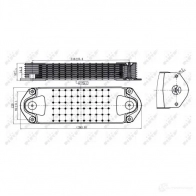 Масляный радиатор двигателя NRF 8718042140371 1785851 31 ZIF 31198 - Изображение 5