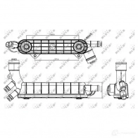 Масляный радиатор двигателя NRF EF WMKNO 31316 8718042174192 1785966 - Изображение 2
