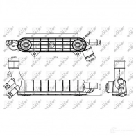 Масляный радиатор двигателя NRF EF WMKNO 31316 8718042174192 1785966 - Изображение 7