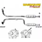 Катализатор MAGNAFLOW 8H8KT 3P0M G 75003 Mercedes C-Class (S203) 2 Универсал 2.0 C 200 Kompressor (2045) 163 л.с. 2001 – 2002