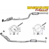 Катализатор MAGNAFLOW 0IIYB G 75029 HIE85 Mercedes E-Class (S210) 2 Универсал 2.8 E 280 T (263) 204 л.с. 1996 – 2003