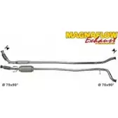 Катализатор MAGNAFLOW Peugeot 406 1 (8B) Седан 2.0 HDI 90 90 л.с. 1999 – 2004 WZI7NEF 76009D X ALUC