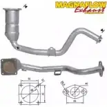 Катализатор MAGNAFLOW 3TAA9 6GGC GQ Peugeot 306 1 (7A, 7C, N3, N5) Хэтчбек 1.6 98 л.с. 2000 – 2001 76039