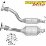 Катализатор MAGNAFLOW 1BXV3 Renault Kangoo (KC) 1 Минивэн 1.6 16V 95 л.с. 2001 – 2025 76312 05Y44L P