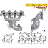 Катализатор MAGNAFLOW GUY0IR 8 BU3QR5 76328 Renault Megane (EA) 1 Кабриолет 2.0 16V IDE (EA03. EA0P. EA14) 140 л.с. 1999 – 2003