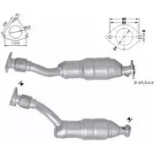 Катализатор MAGNAFLOW SF6Z 0 E7RPQ Renault Kangoo (FC) 1 Фургон 1.6 16V 4x4 (FC0L. FC0P. FC0S) 95 л.с. 2001 – 2024 76363