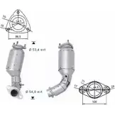 Катализатор MAGNAFLOW 6 I1G02 2722952 TTI8P 77610