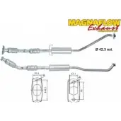 Катализатор MAGNAFLOW GV7 ON 78008 Y5OBLER 2722961