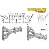 Катализатор MAGNAFLOW Toyota Avensis J356P Y HXLIG 78025