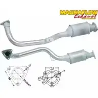 Катализатор MAGNAFLOW S9XKU5W Audi 80 (B4, 8C2) 4 Седан 2.8 174 л.с. 1991 – 1994 80232 MPA J8