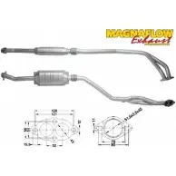 Катализатор MAGNAFLOW Bmw 3 (E36) 3 Седан 1.8 318 i 115 л.с. 1993 – 1998 80656 8IPCX1 Z S6UK