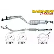 Катализатор MAGNAFLOW 80675 Bmw 3 (E36) 3 Седан 2.0 320 i 150 л.с. 1990 – 1998 0TW ZM 22KVG