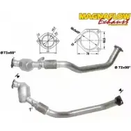 Катализатор MAGNAFLOW 80680D VGM2IOL 2723109 G RU08H