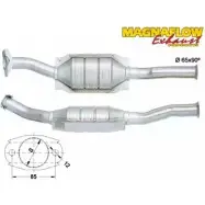 Катализатор MAGNAFLOW 98MLXCU V8XUP ZH Citroen Berlingo 1 (M49, MF) Минивэн 1.4 i bivalent (MFKFW) 75 л.с. 2003 – 2008 80954