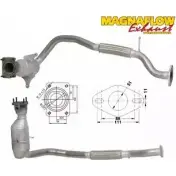 Катализатор MAGNAFLOW S3STF 82562 Ford Mondeo 1 (FD, GBP) Хэтчбек 1.8 i 16V 4x4 115 л.с. 1993 – 1996 9RDB M