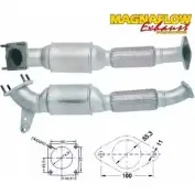 Катализатор MAGNAFLOW Ford Focus 2 Универсал 1.8 TDCi 115 л.с. 2004 – 2012 JG KBPJD 82572D MBR0FB