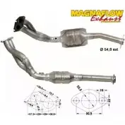 Катализатор MAGNAFLOW GDU DH D5NIVF 85875 Opel Frontera (A) 1 Кроссовер 2.2 i (54MWL4) 136 л.с. 1995 – 1998